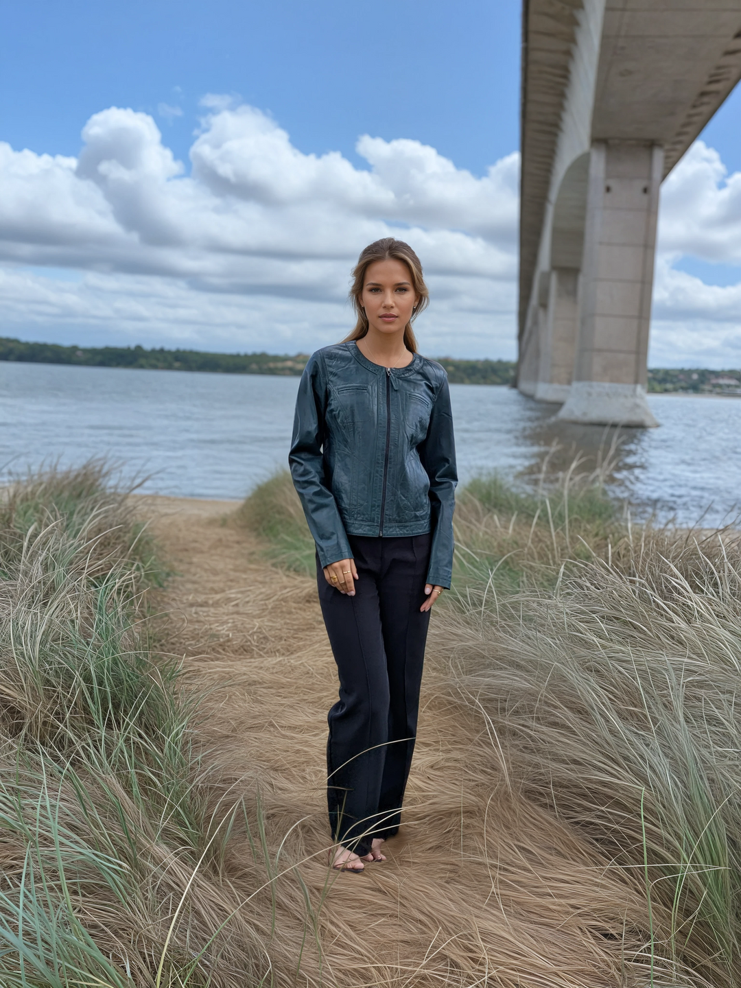 Chantel - Lamme Malli Læder - Damer - Kobbergrøn