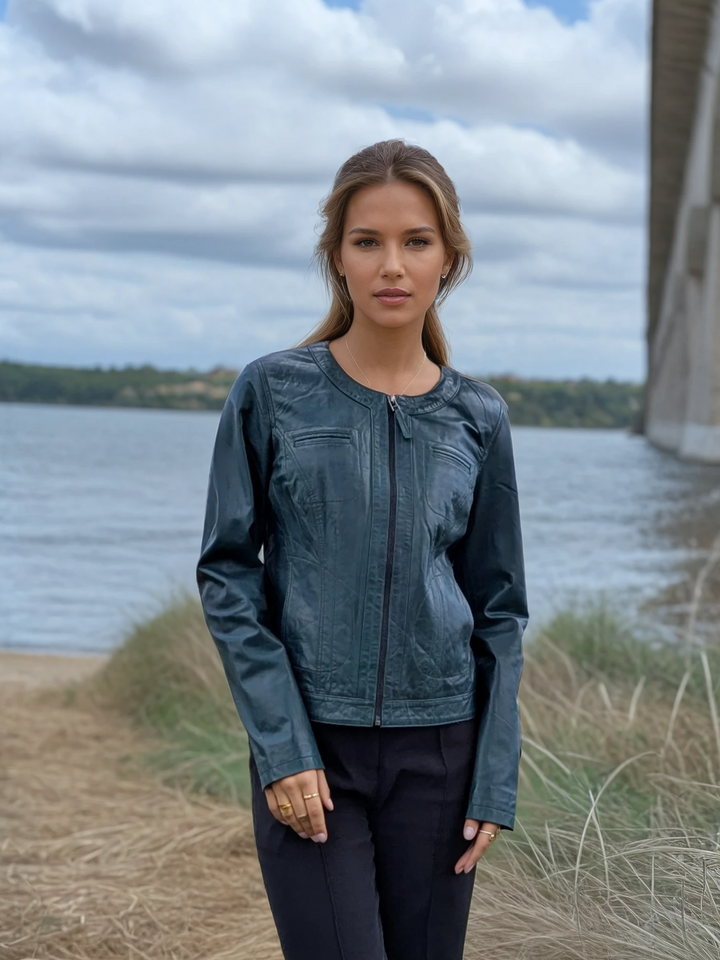 Chantel - Lamme Malli Læder - Damer - Kobbergrøn