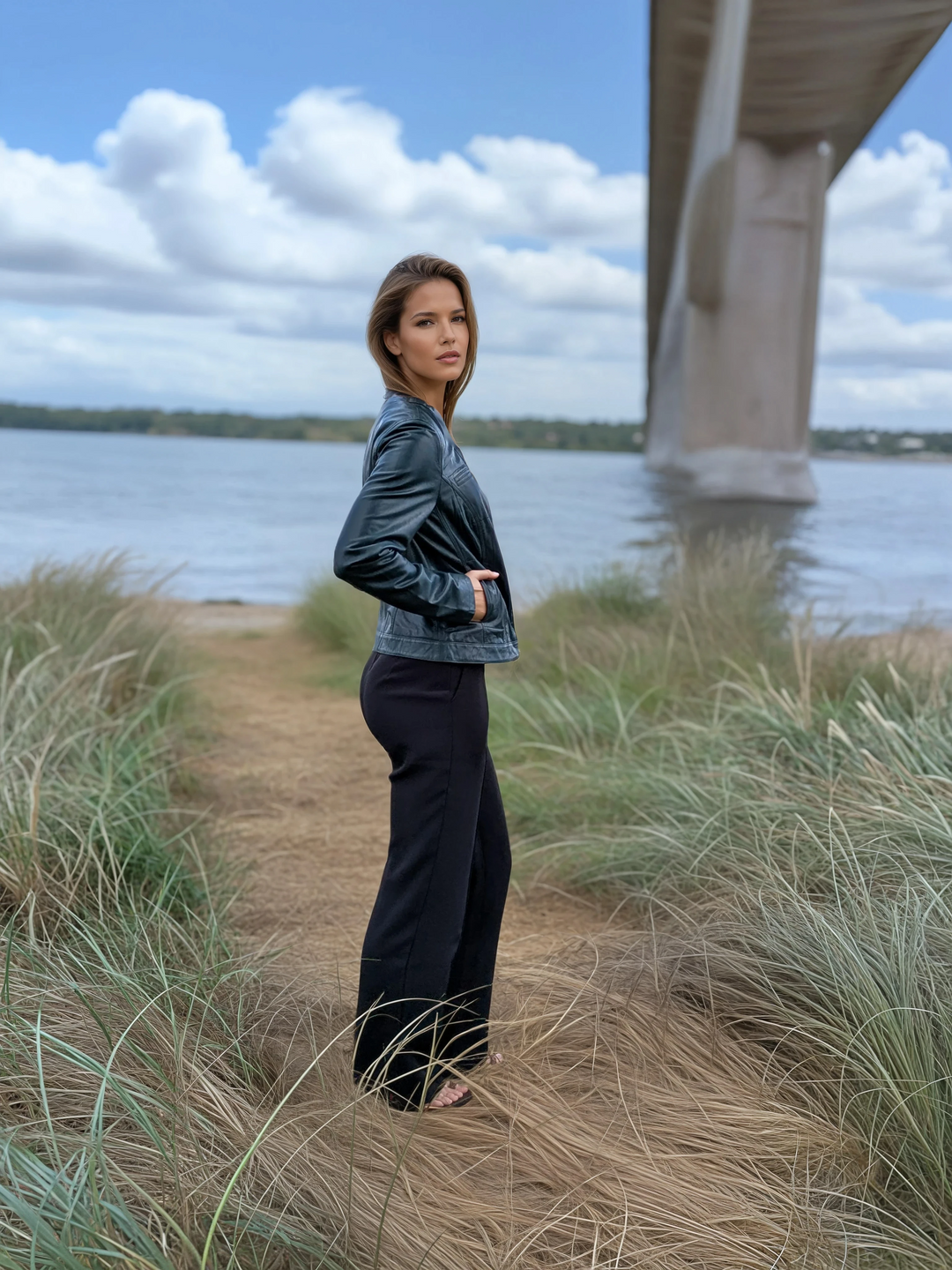 Chantel - Lamme Malli Læder - Damer - Kobbergrøn