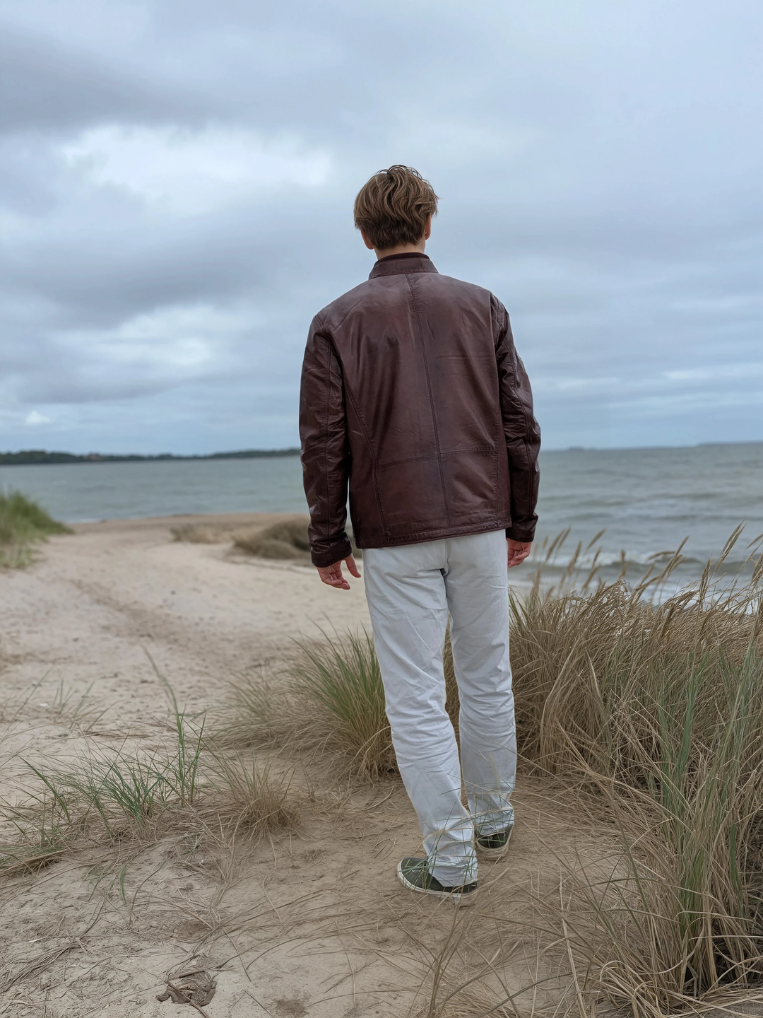 Janus - Lamb Leather - Man - Brown