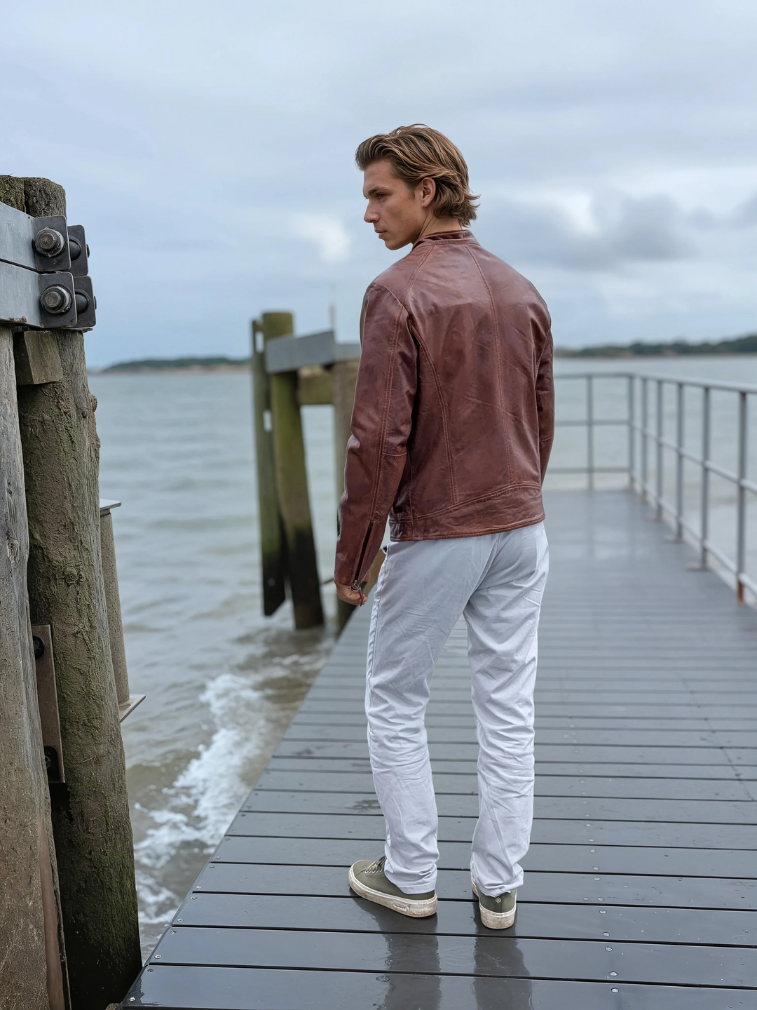 Bravo - Lamme Malli Læder - Mand - Kobberbrun