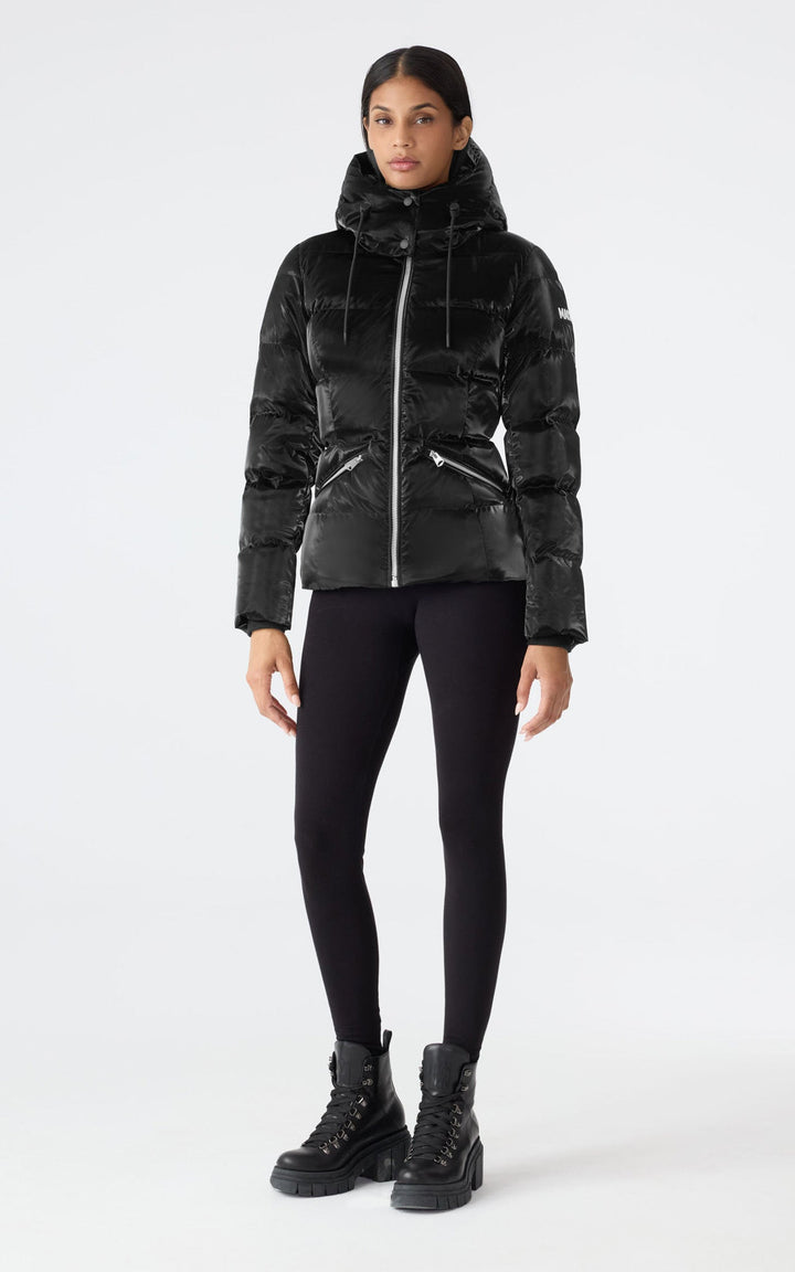Black Madalyn Glo Puffer Jacket - Women
