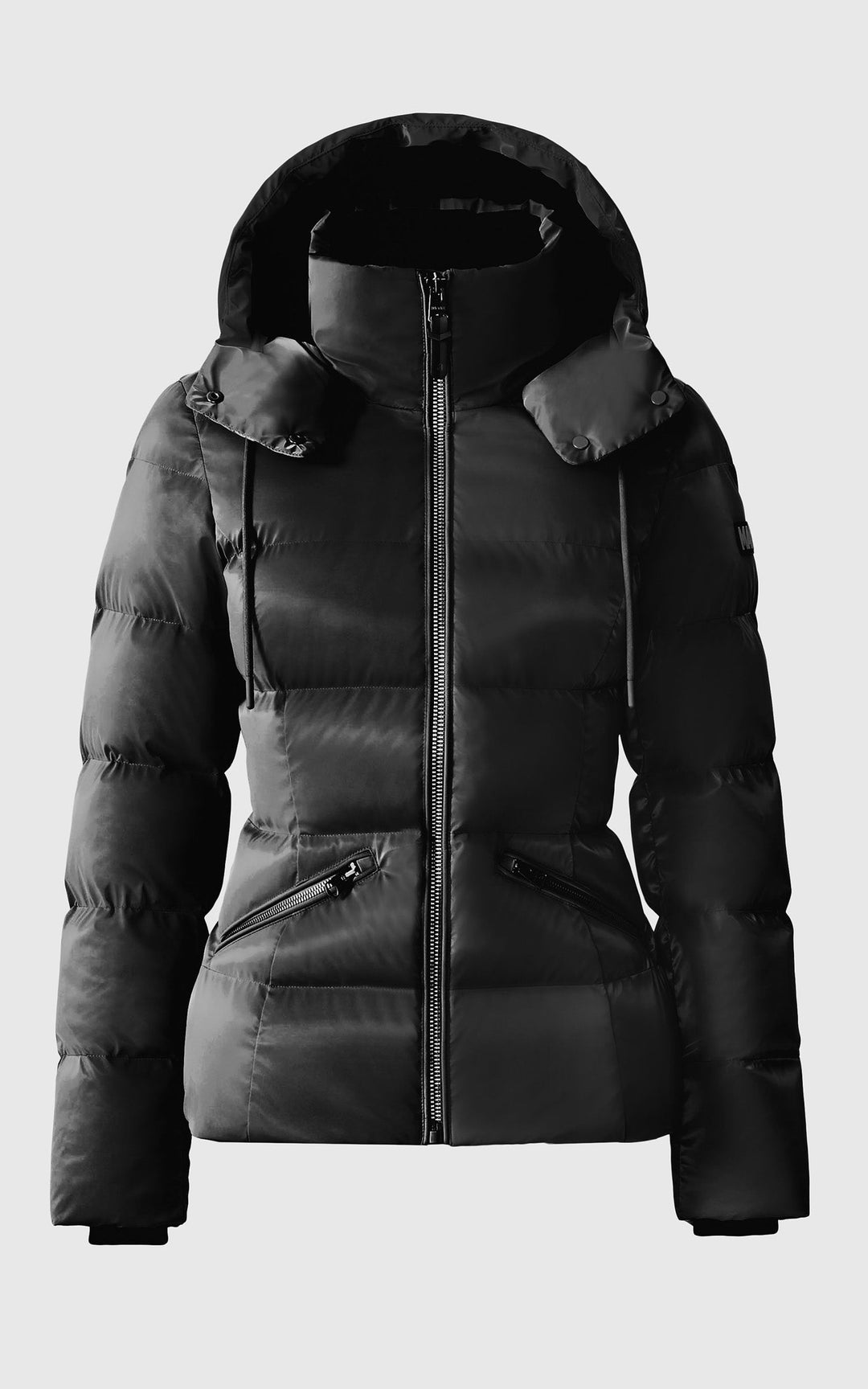 Black Madalyn Glo Puffer Jacket - Women