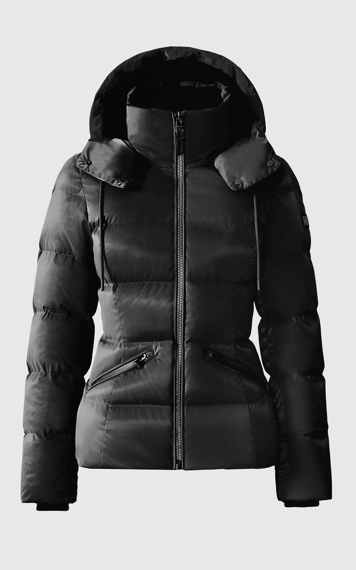 Black Madalyn Glo Puffer Jacket - Women