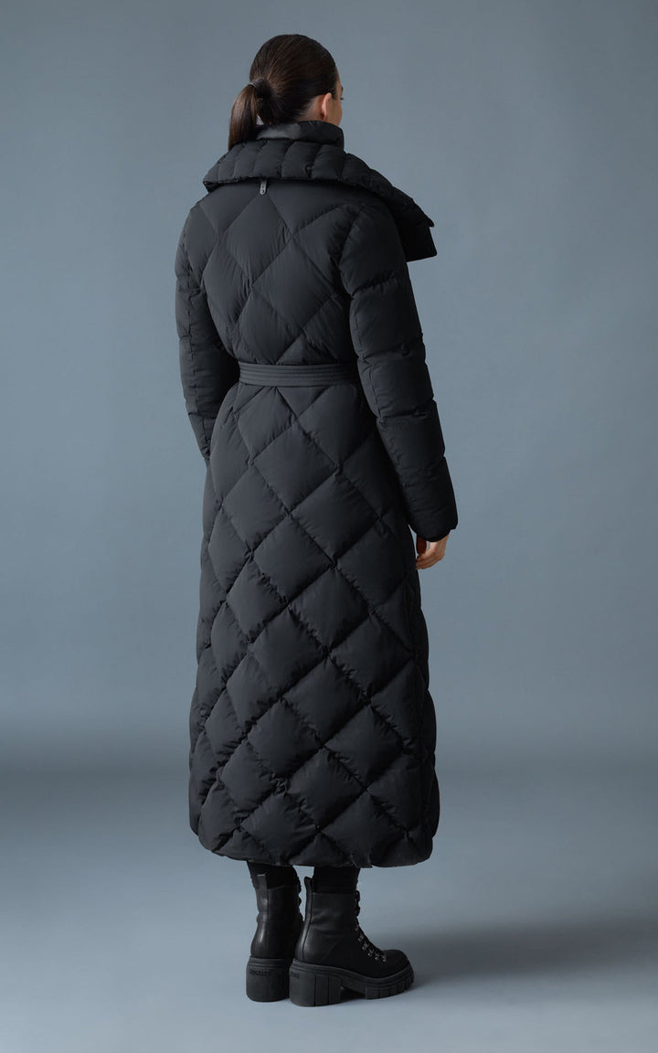 Black Laurella 2-in-1 Long Down Jacket - Women