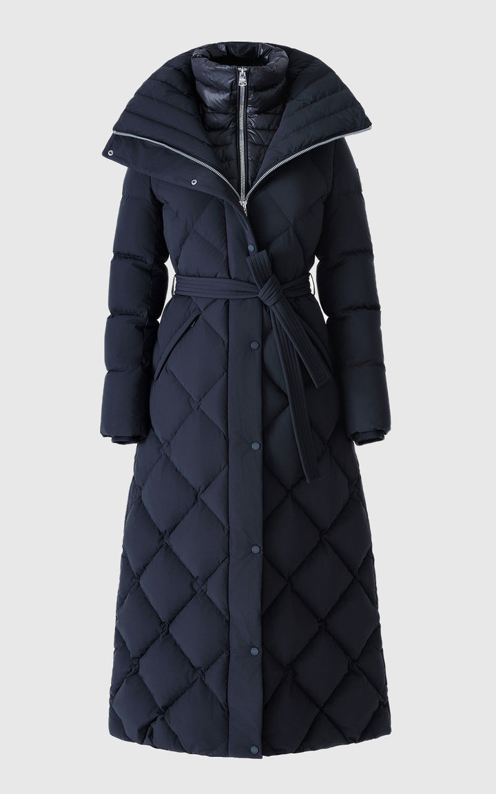 Black Laurella 2-in-1 Long Down Jacket - Women