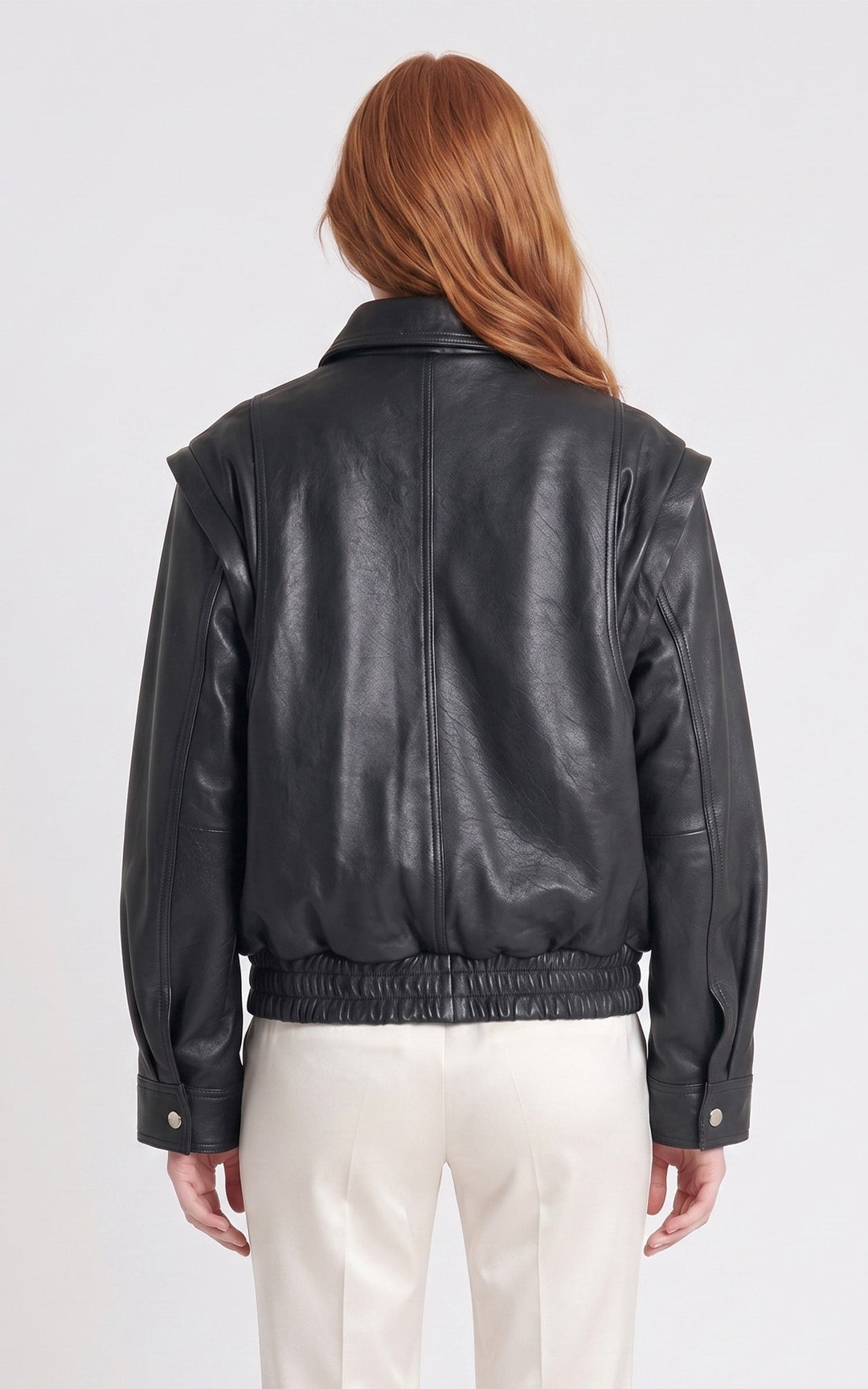 SERGE PARIENTE Leather jacket - Ladies - Black
