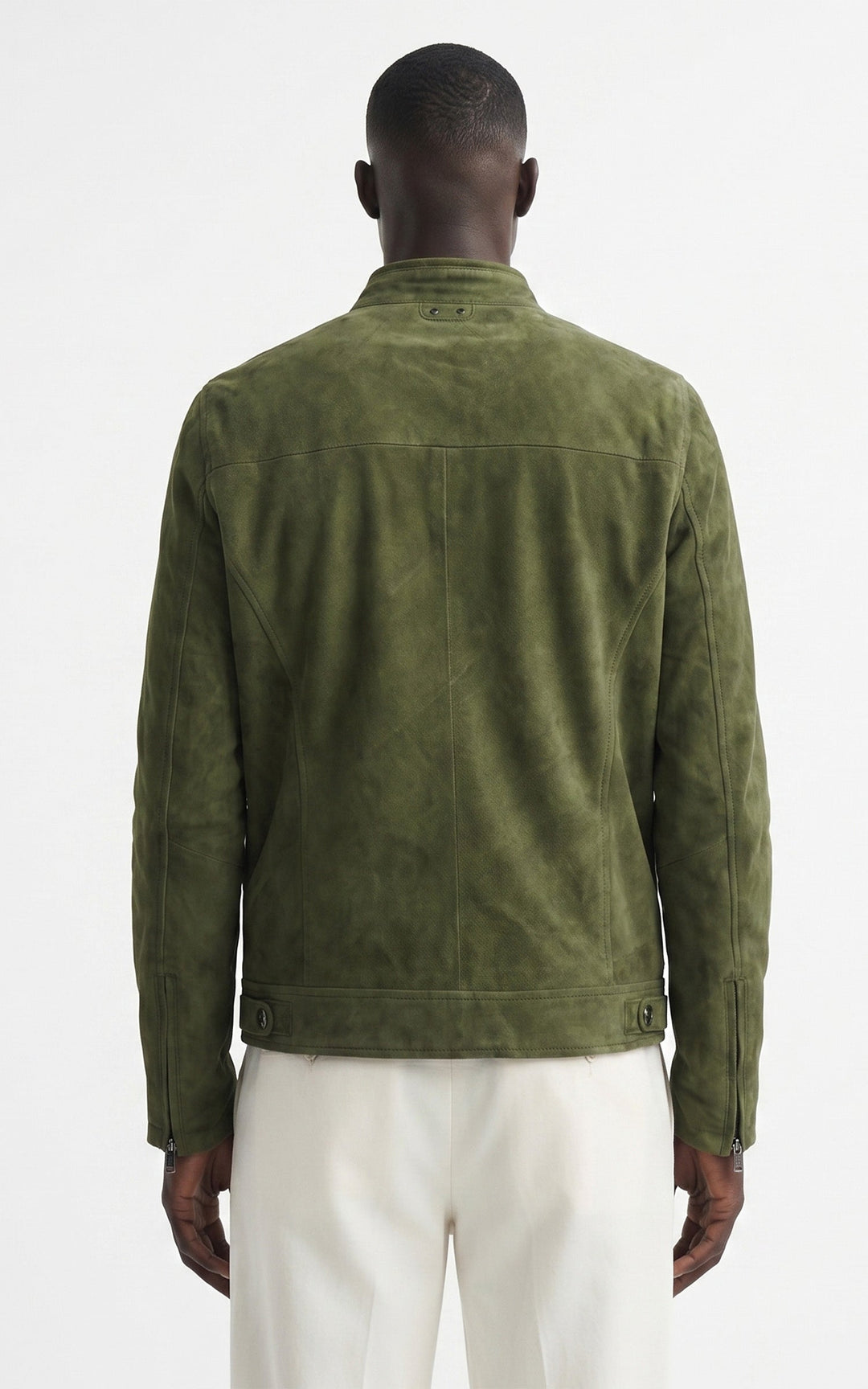 Delf Khaki Suede Jacket - Men