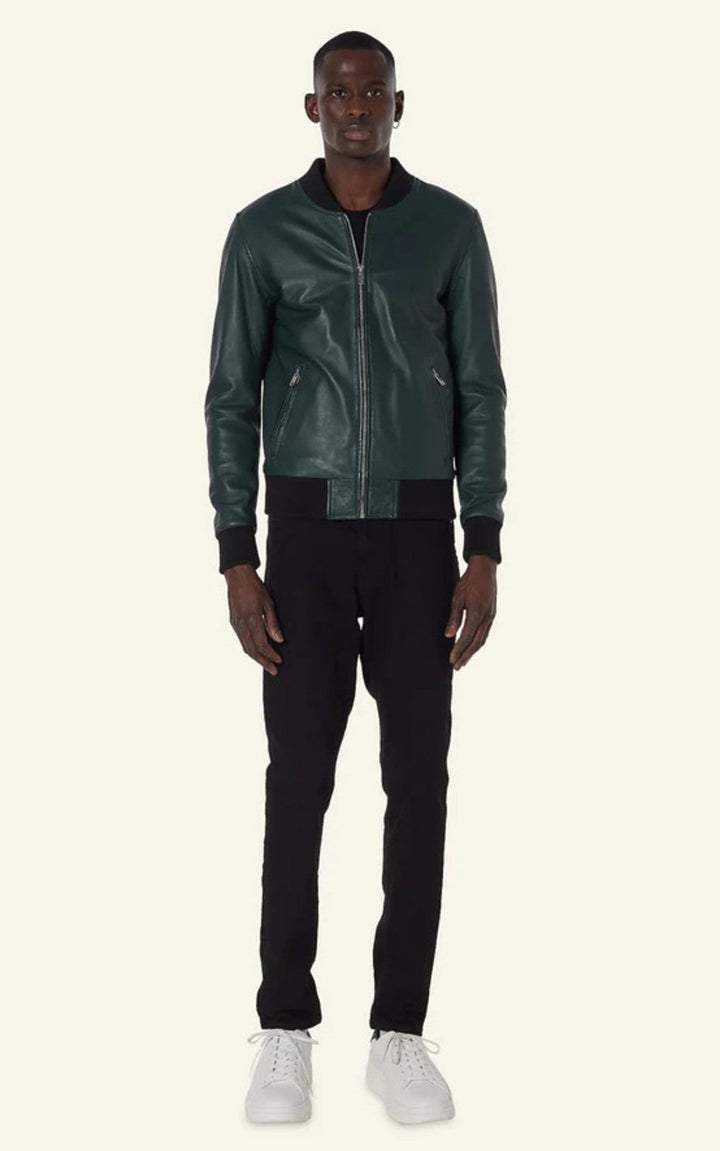 A "BONBON" Vert Serge Pariente Blouson Homme closed photo