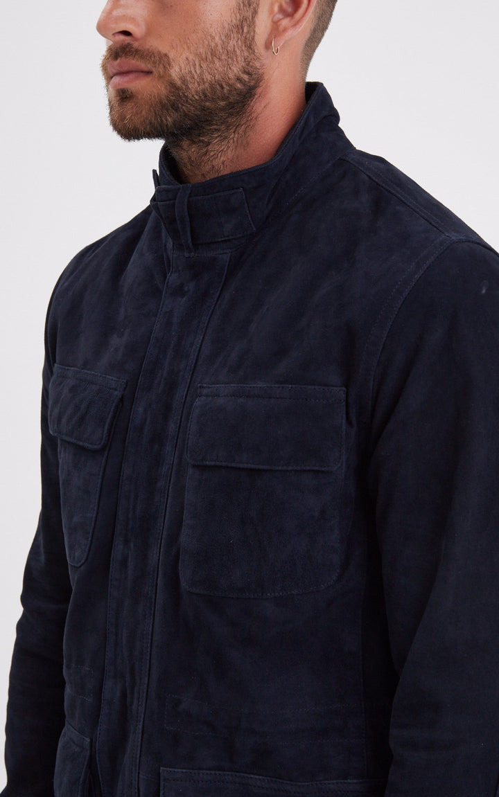 A "SALEM 102572" Bleu Daytona 73 Veste Homme back photo