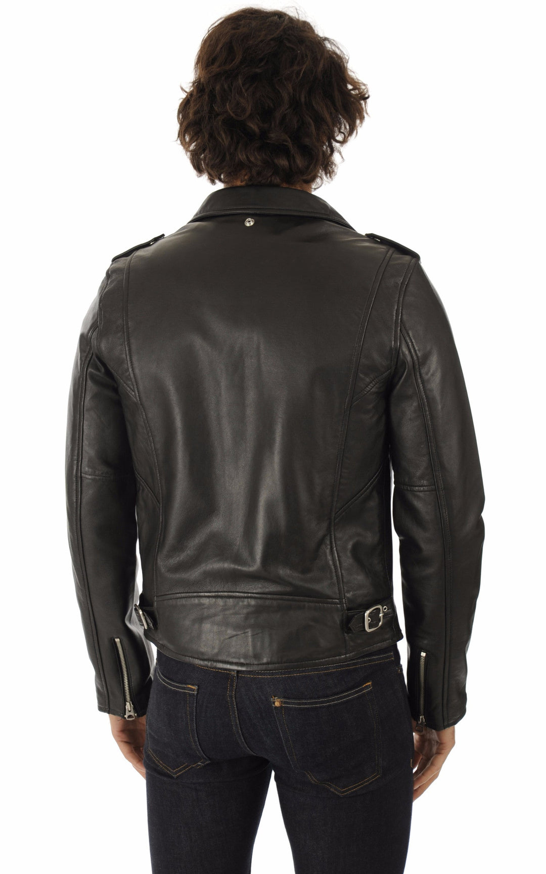 A "LC1140" Noir Schott Blouson Homme back photo