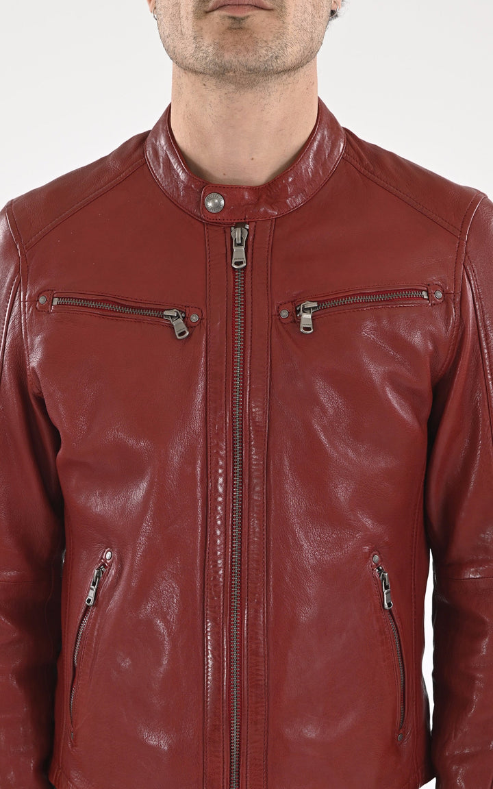 A "GAFINO 101843" Rouge Daytona 73 Blouson Homme details photo
