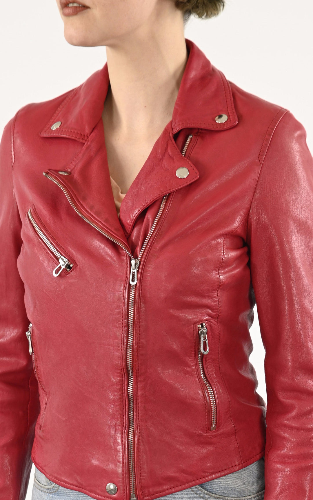 A "OLYMPE 101964" Rose Rose Garden Blouson Femme details photo
