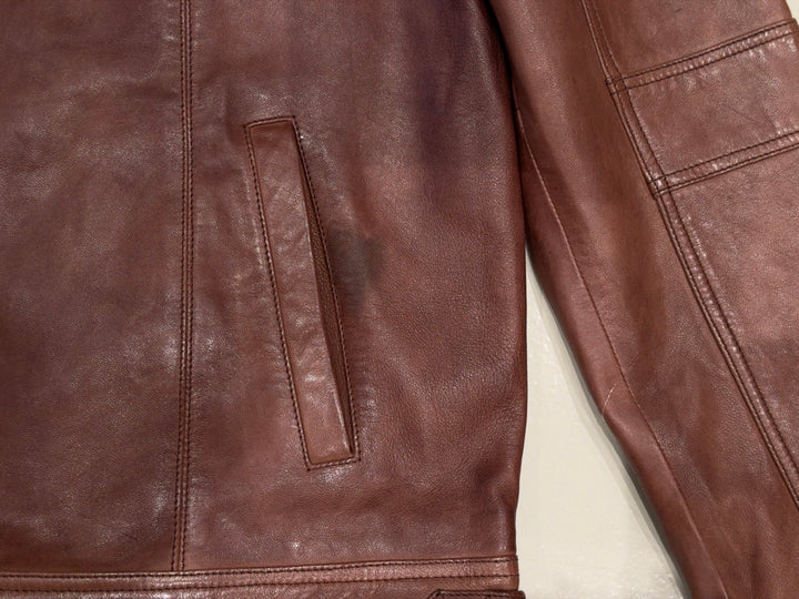 Leather Jacket - Copper Brown - Men