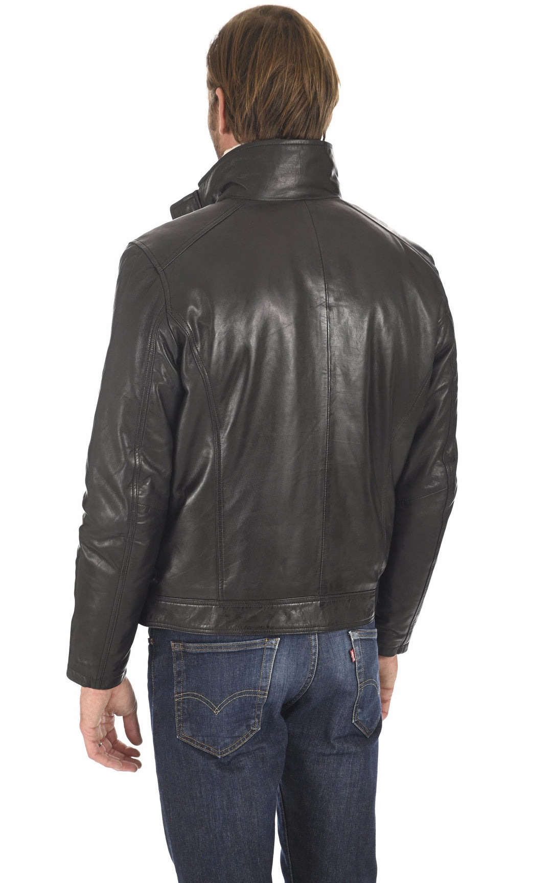 A "FALCONERO 100737" Noir Daytona 73 Blouson Homme back photo
