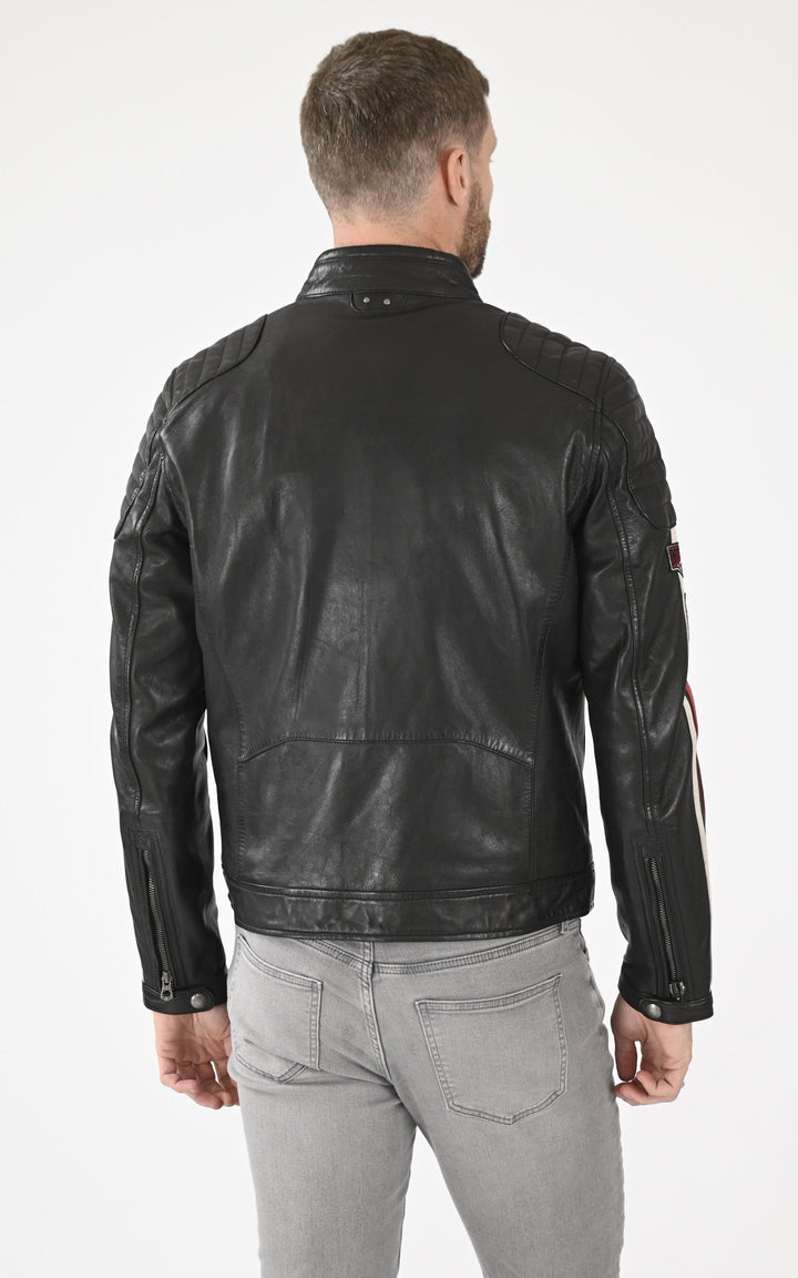 A "GASLY 103878" Noir Daytona 73 Blouson Homme back photo