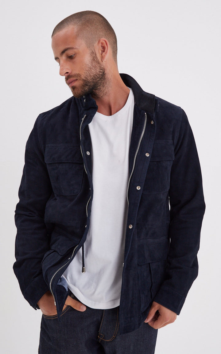 A "SALEM 102572" Bleu Daytona 73 Veste Homme closed photo