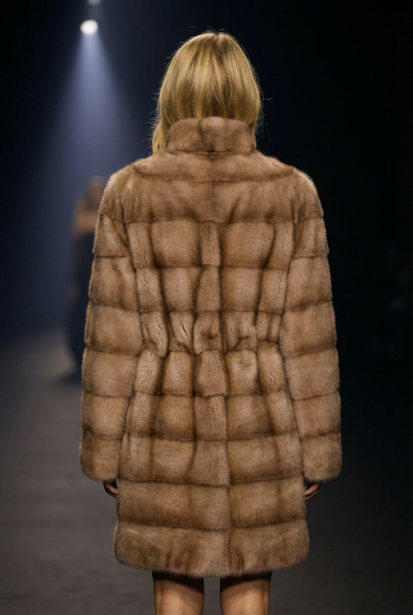 Rosario, 85 cm. - Mink - Kvinde - Pastel