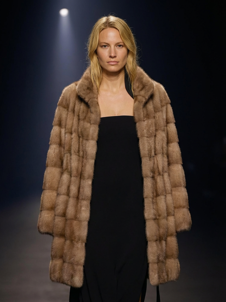 Rosario, 85 cm. - Mink - Kvinde - Pastel