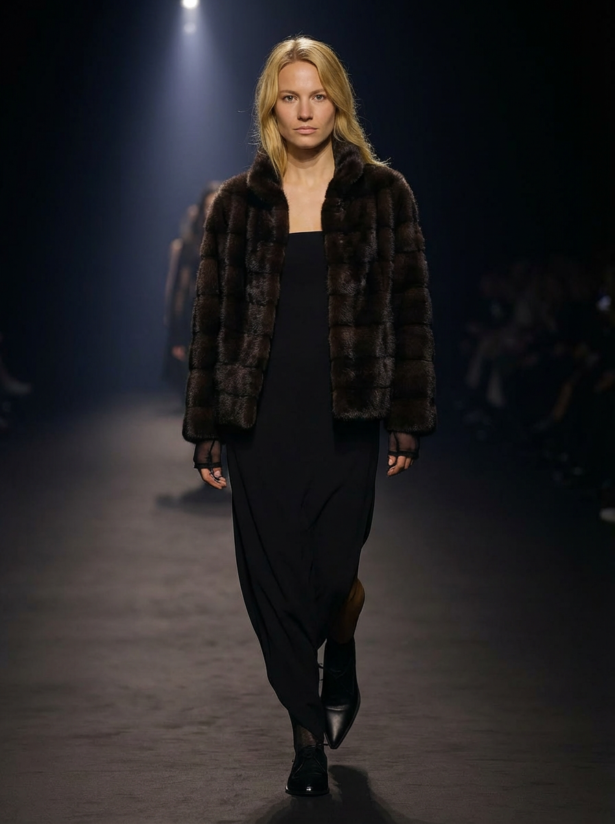 Olise, 63 cm. - Mink - Kvinner - Mahogny