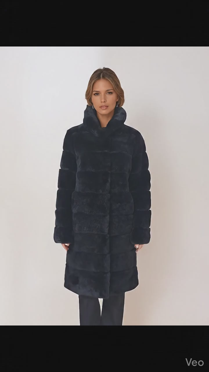 Petrovski, 100 cm. - Krage - Rex - Dam - Svart