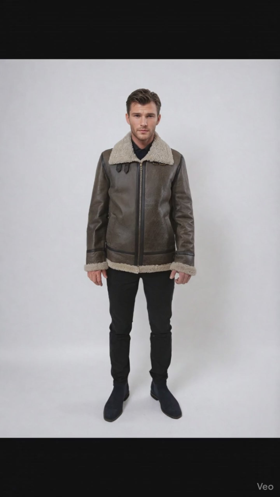 Edward, 68 cm. - krave - Cool lam - mand - mørkebrun