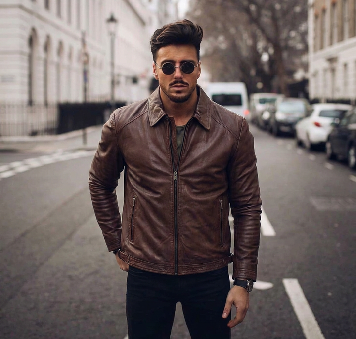 Ivar, 65 cm. - Lamm polskt nappaläder -Man - Cana Brown