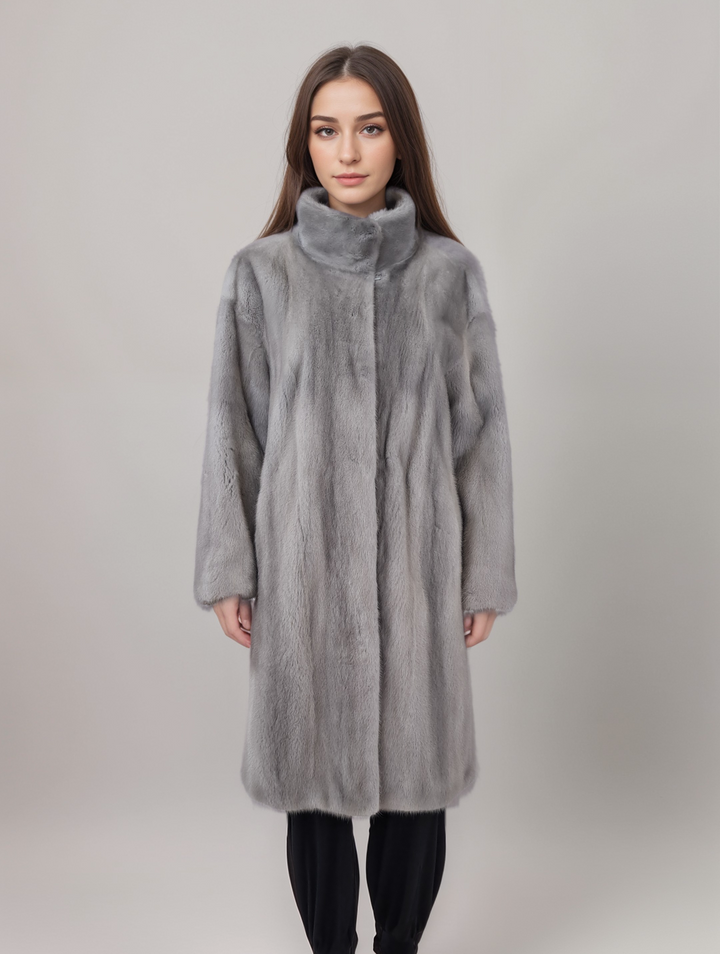 Filuka, 100 cm. - Krage - Mink - Dam - Safir