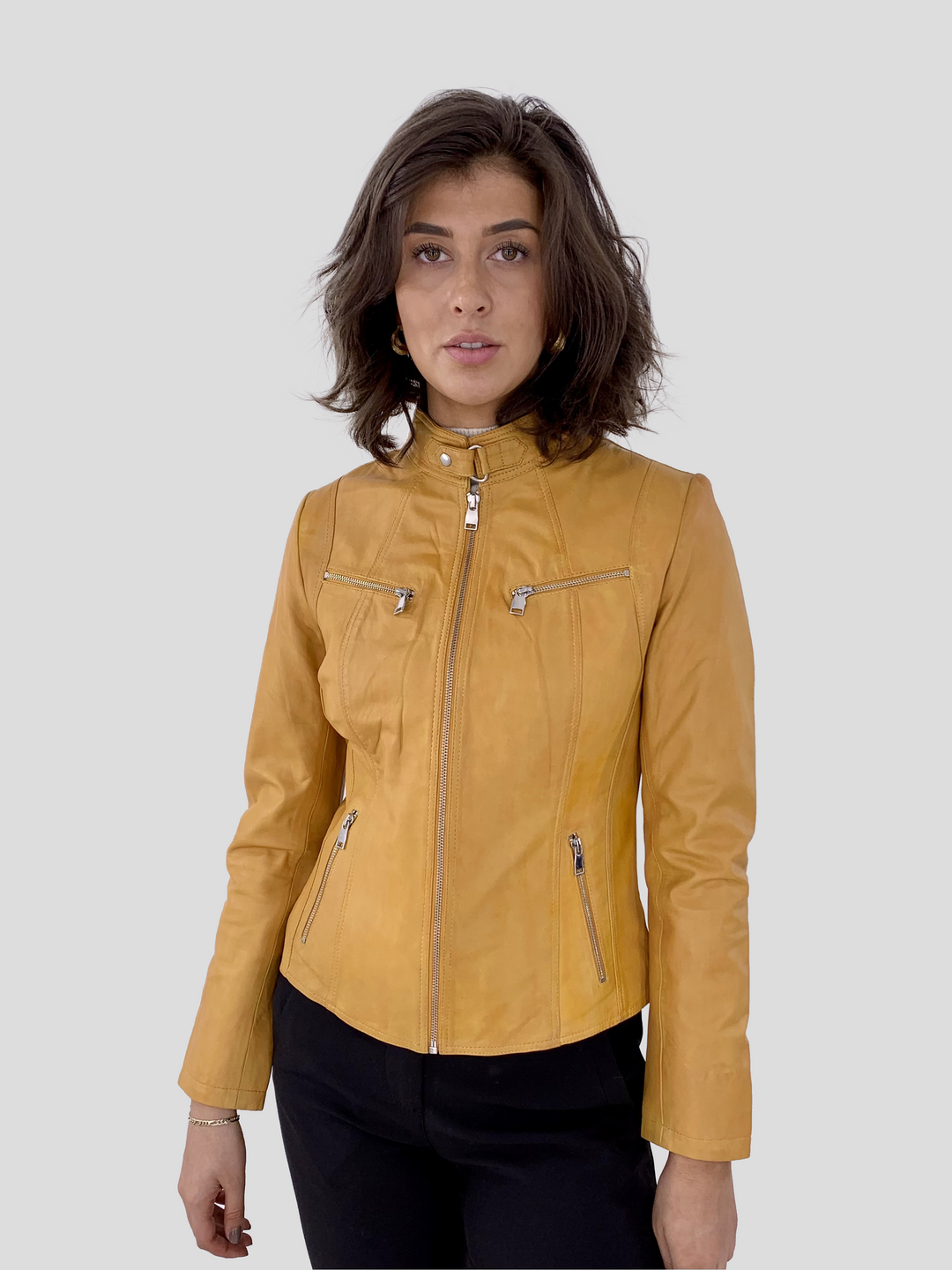 P 14-01 - Lamb Malli Leather - Women - Old Yellow