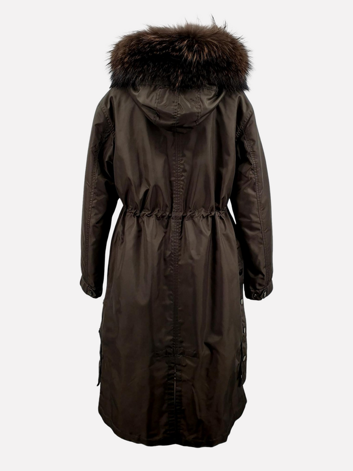 Calgary, 108 cm. - Hood - Textile - Women - Army