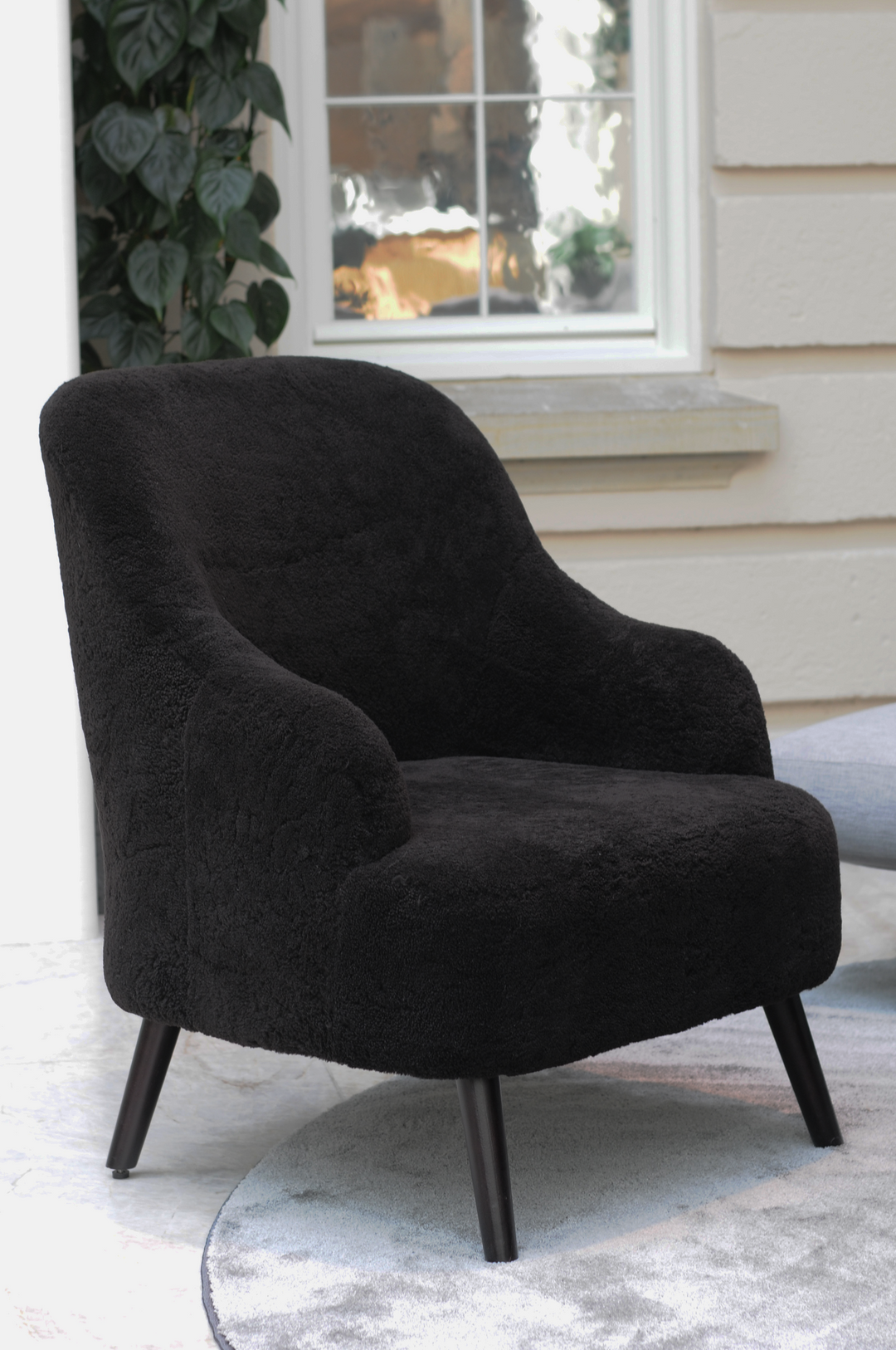 Levinsky Stuhl Nr. 2 - Curly Lamb - Zubehör - Dunkelbraun