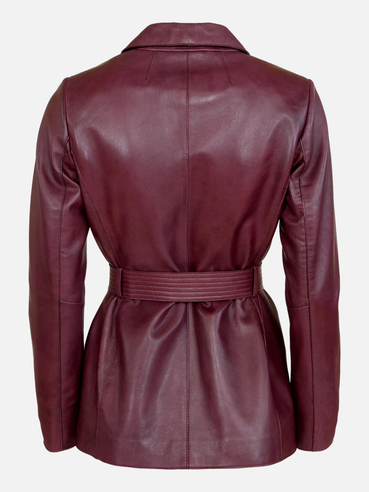 Jolene - Lamb Leather jacket - Women - Casis