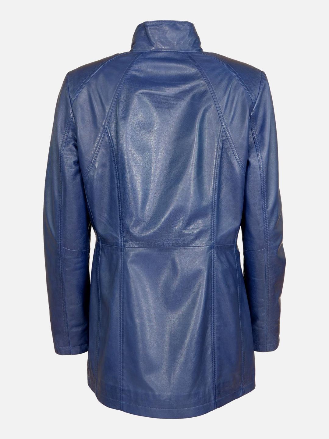 P 14-02 Lång - Komfort - Lamm Malli Läder - Dam - Koboltblå