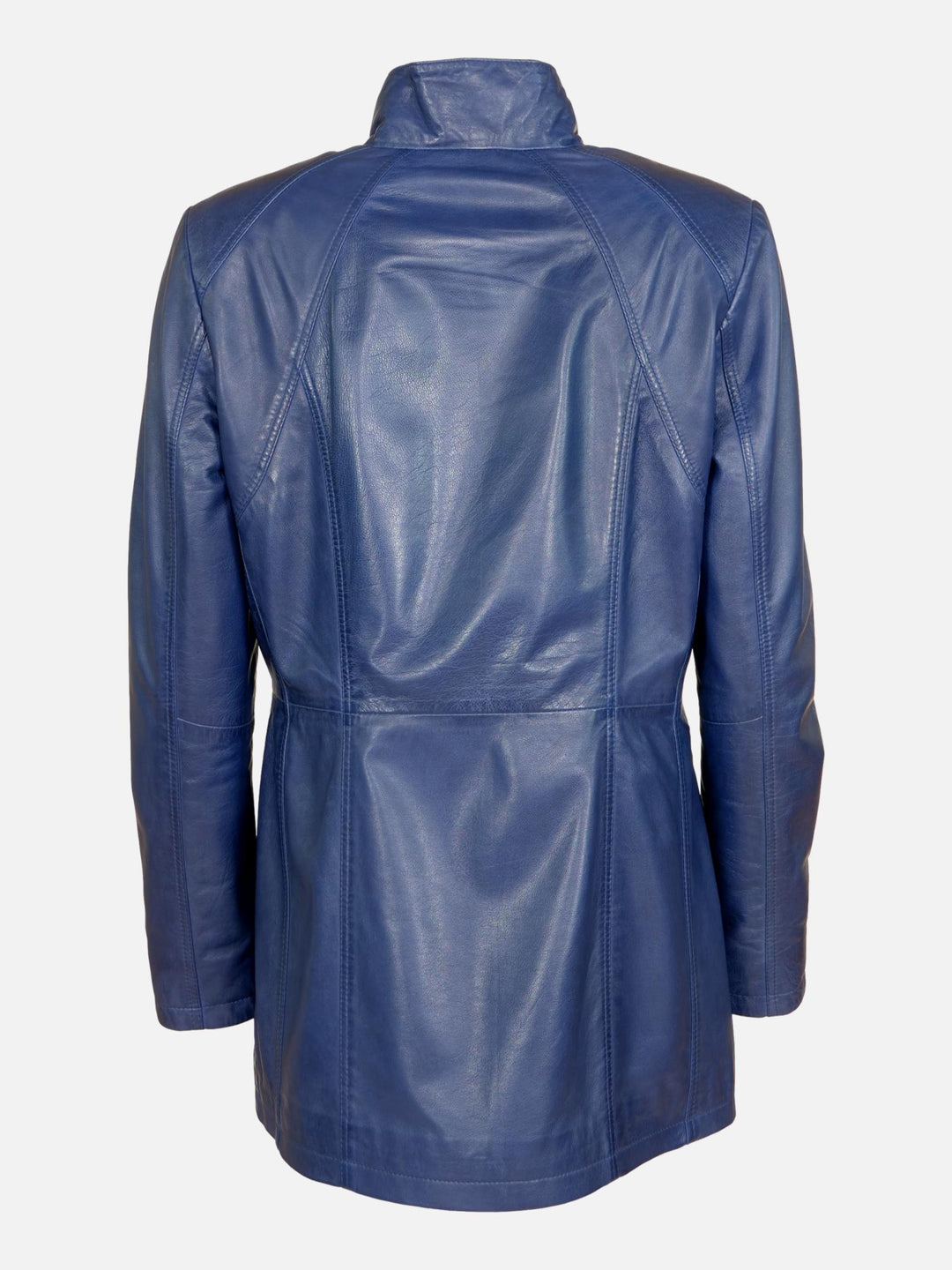 P 14-02 Lång - Komfort - Lamm Malli Läder - Dam - Koboltblå