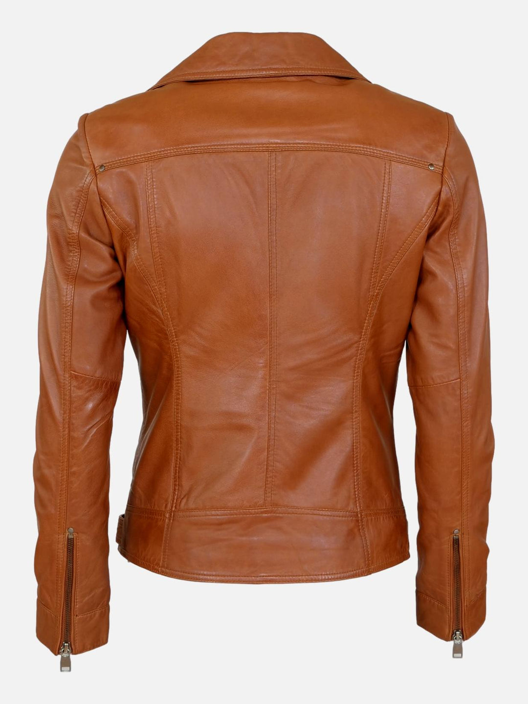 Janni - Lamb Malli Leather Jacket - Women - Martell
