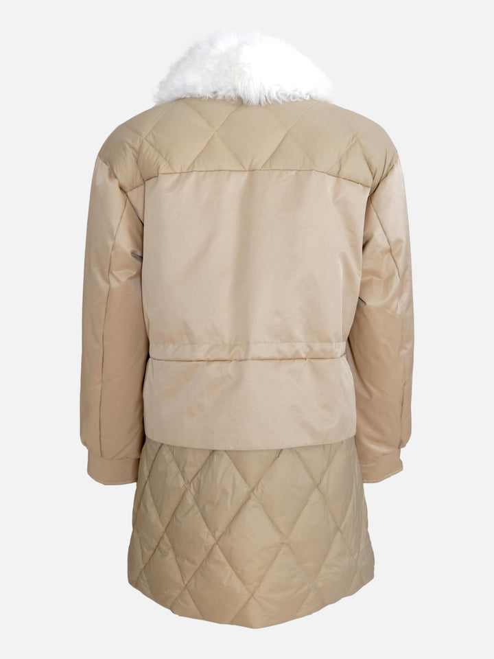 Gova, 80 cm. - Kragen - Textil - Damen - Kamel 