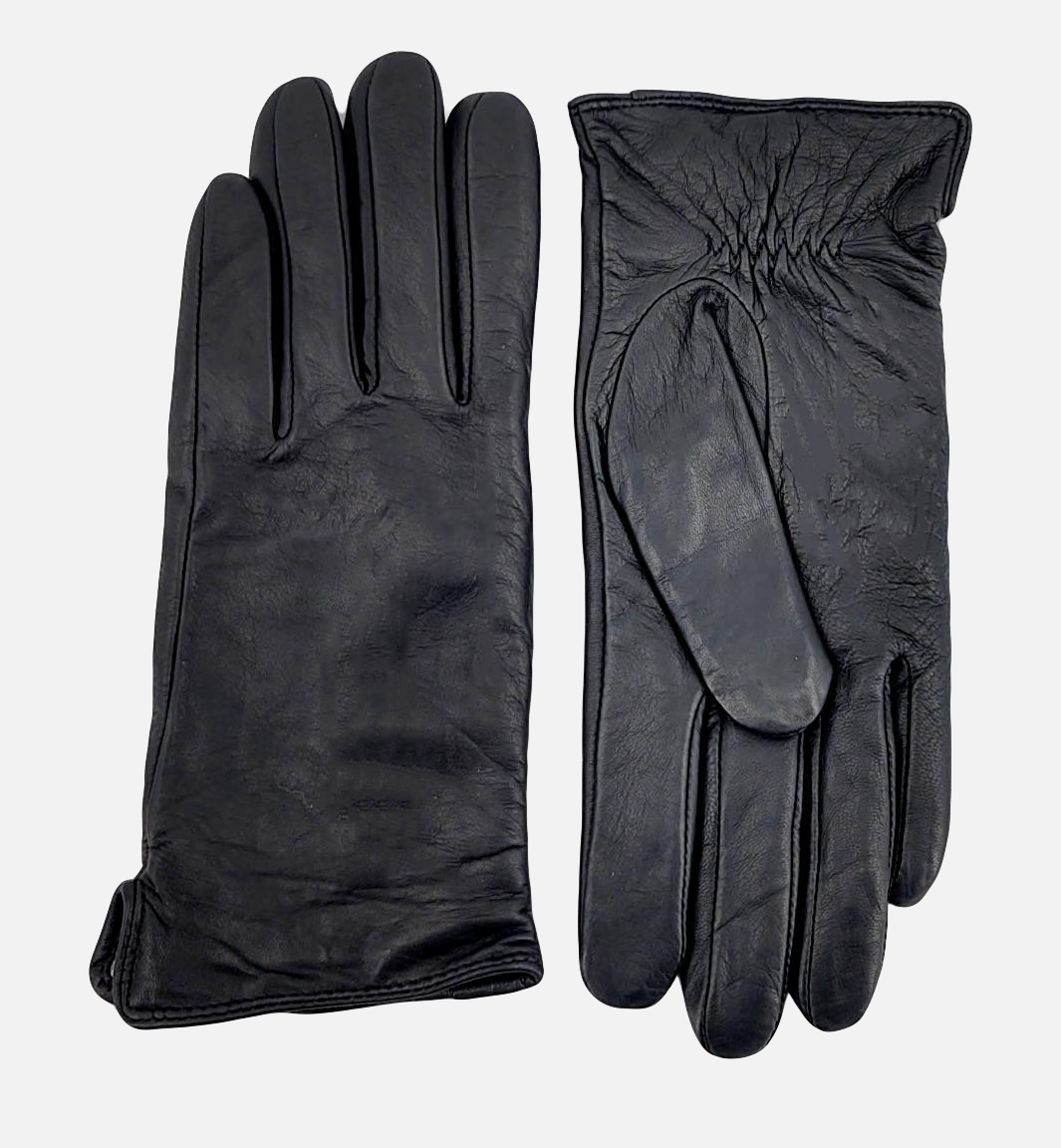 Z-1601 Einfacher Handschuh - Leder - Zubehör - Schwarz