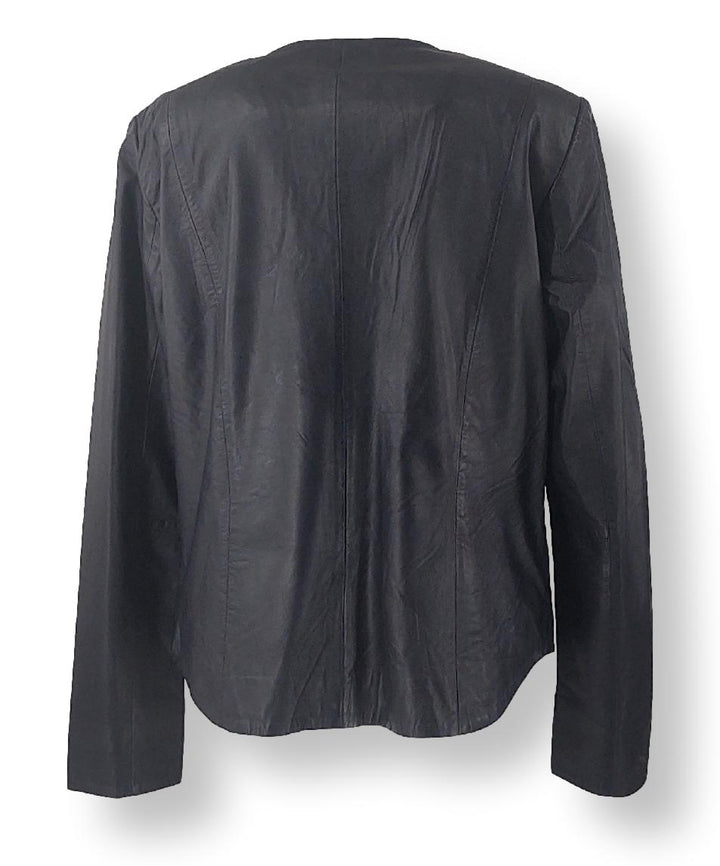 PP 108 - Comfort - Lamb Malli Leather - Jacket - Women - Navy