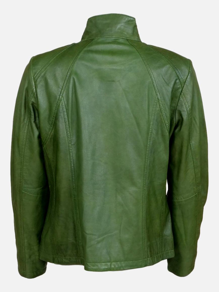 P 14-02 - Comfort - Lammhandske Läder - Dam - Äppelgrön