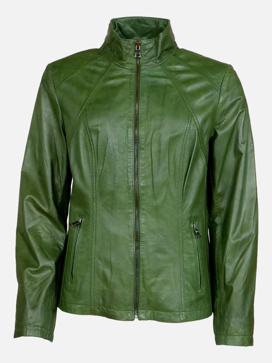 P 14-02 - Comfort - Lammhandske Läder - Dam - Äppelgrön